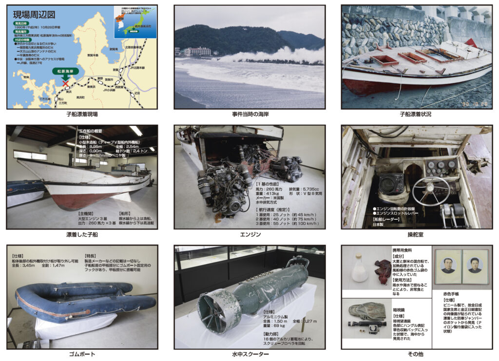 美浜事件ー北朝鮮工作船（子船）漂着事件_パネル